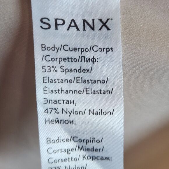 Spanx Thinstincts Tank Top Women XLarge Nude Beige Smoothing Shapewear Camisole - Picture 4 of 8